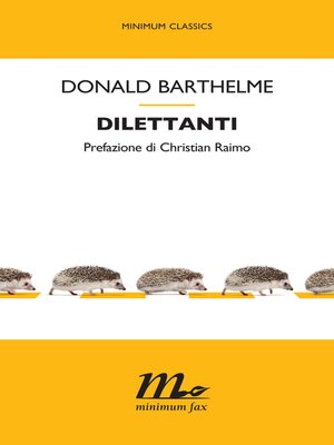 cover image of Dilettanti